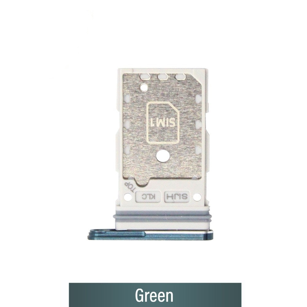 SIM Card Tray for Samsung Galaxy S22 S901B / S22 Plus S906B GH98-47086C (Gold)-Green SIM Card Tray for Samsung Galaxy S22 S901B / S22 Plus S906B GH98-47086C (Gold)-Green